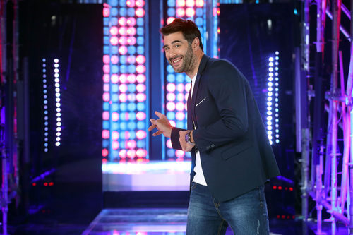 David Amor, concursante de 'Tu cara me suena', en el plató