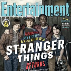 Los jóvenes actores de 'Stranger Things' posan para Entertainment Weekly