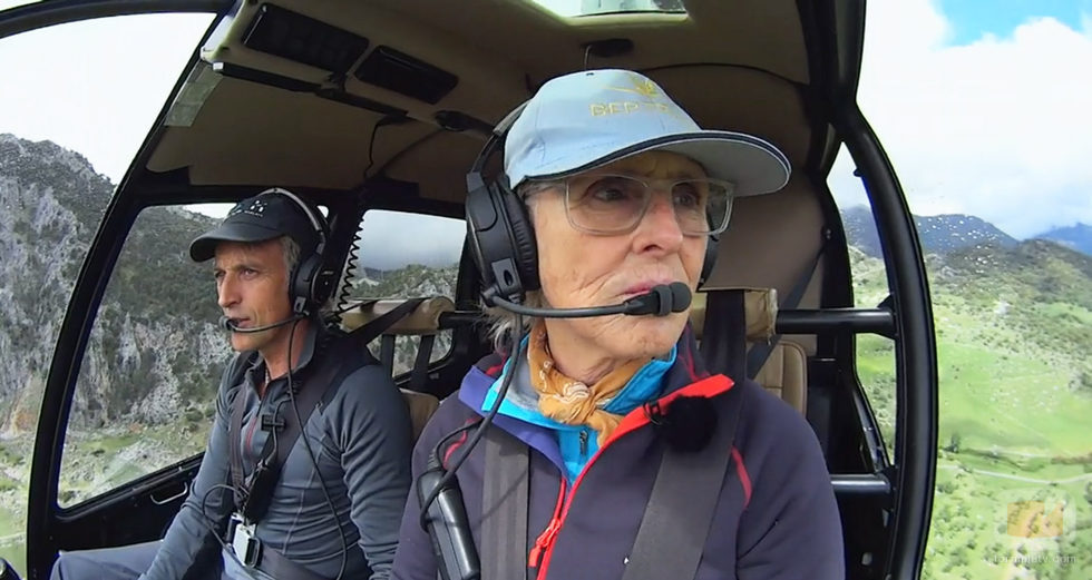 Jesús Calleja y Mercedes Milá, en helicóptero en 'Volando voy'
