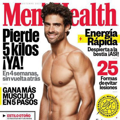 Juan Betancourt posa en la portada de Men's Health
