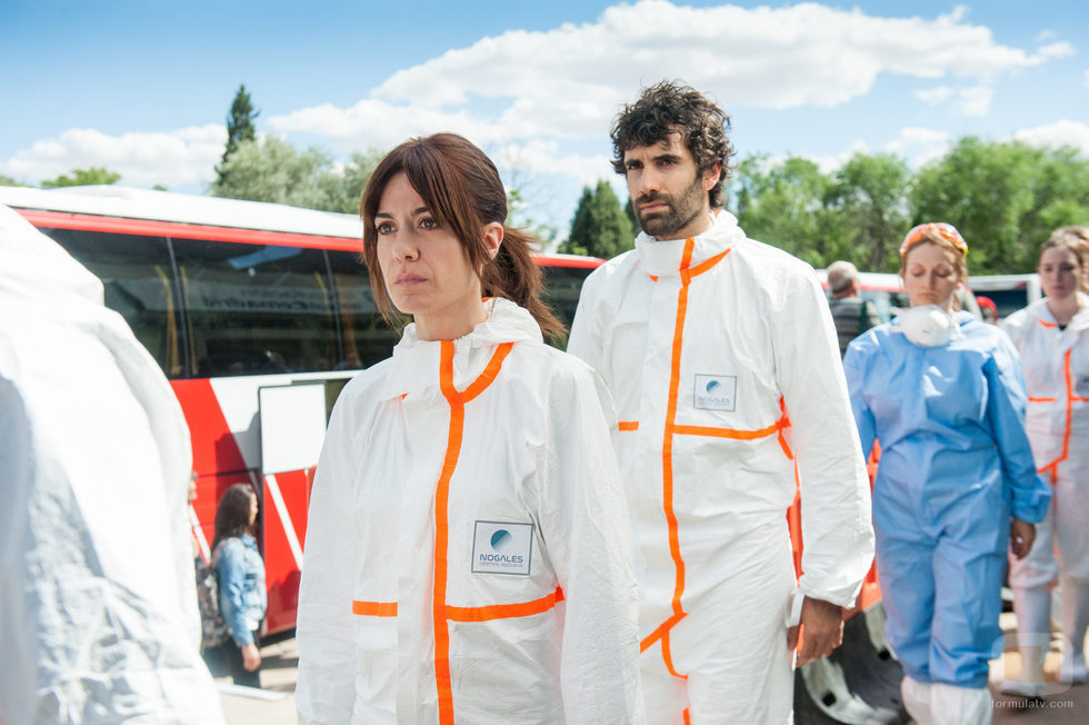 Alexandra Jiménez y Tamar Novas en 'La zona'