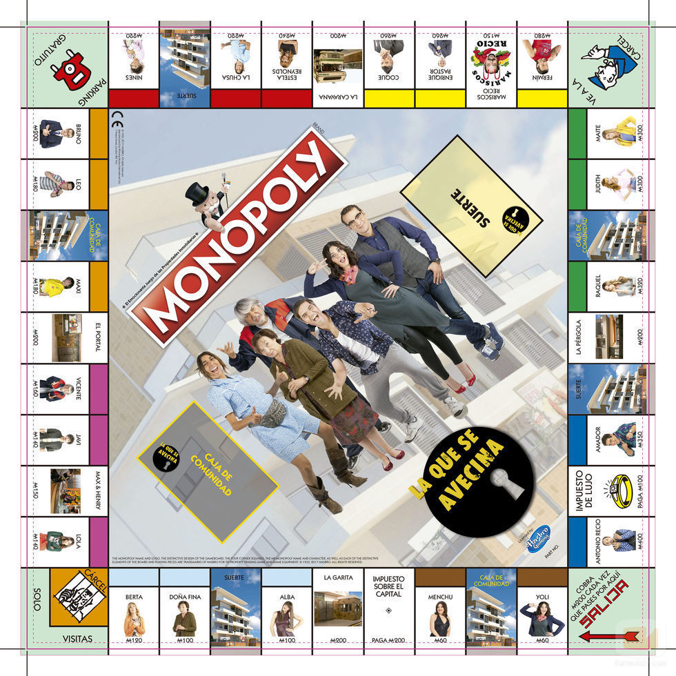 Tablero del Monopoly de 'La que se avecina'