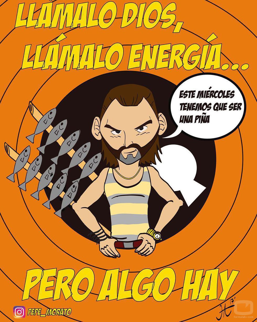 Ilustración de Fermín, de 'La que se avecina', por Pepe Alabarce