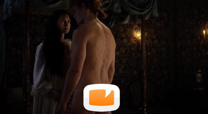 Sam Heughan enseña el culo en una escena de 'Outlander'