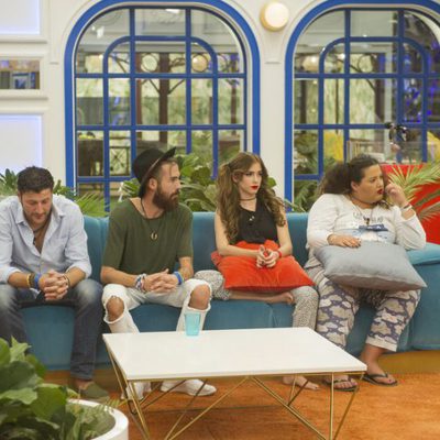 Miguel, Jose María, Carlota y Pilar durante la cuarta gala de 'GH Revolution'