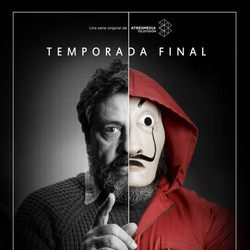 Paco Tous, Moscú en 'La Casa de Papel', protagoniza un póster de la temporada final