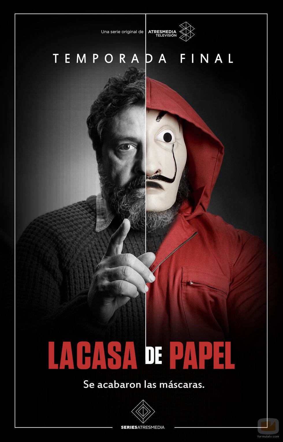 Paco Tous, Moscú en 'La Casa de Papel', protagoniza un póster de la temporada final