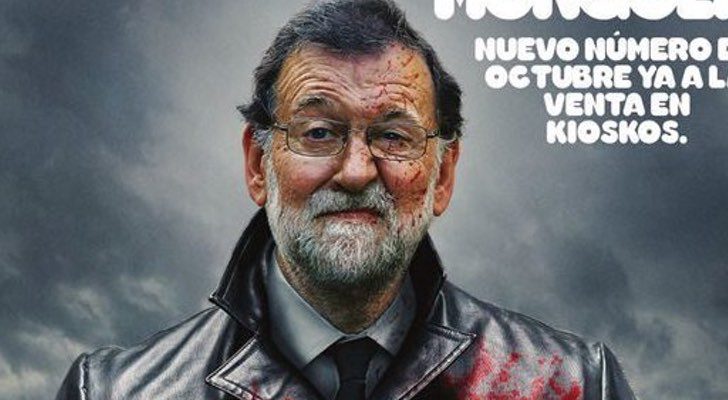 Mariano Rajoy caracterizado como Negan de 'The Walking Dead'