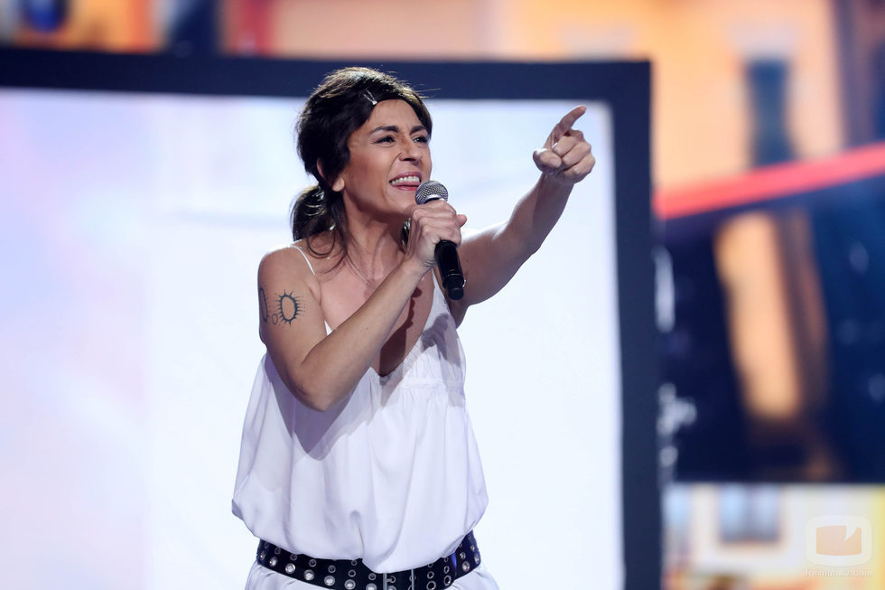 Pepa Aniorte imitando a Bebe con "Ella" en 'Tu Cara Me Suena 6'