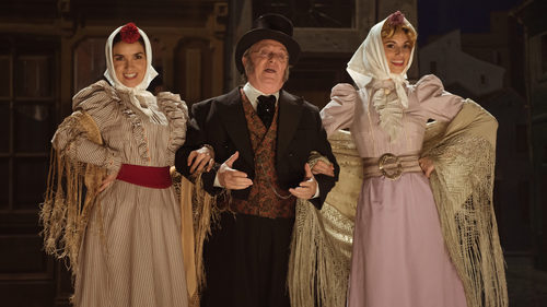 Eva Manjón, Manuel Galiana y Norma Ruiz en el capítulo 32 de 'El Ministerio del Tiempo'