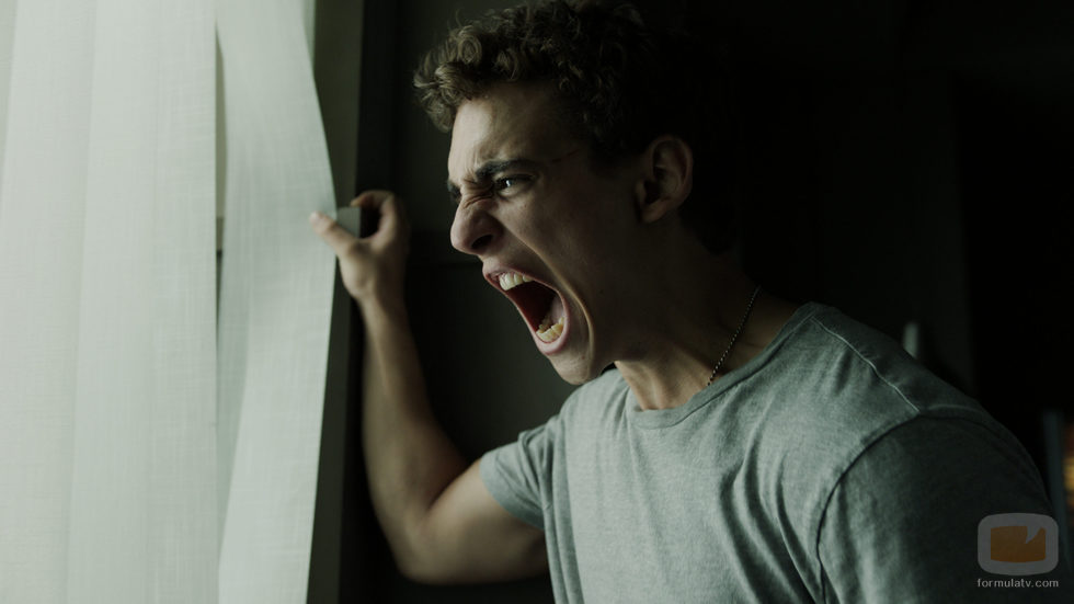 Miguel Herrán grita en 'La Casa de Papel'