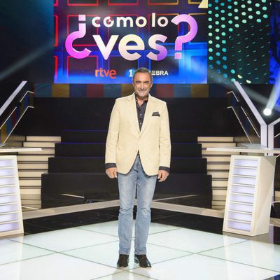 Carlos Herrera posa en la presentación de '¿Cómo lo ves?'
