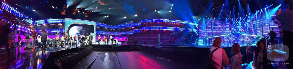 Panorámica del plató de 'OT 2017'