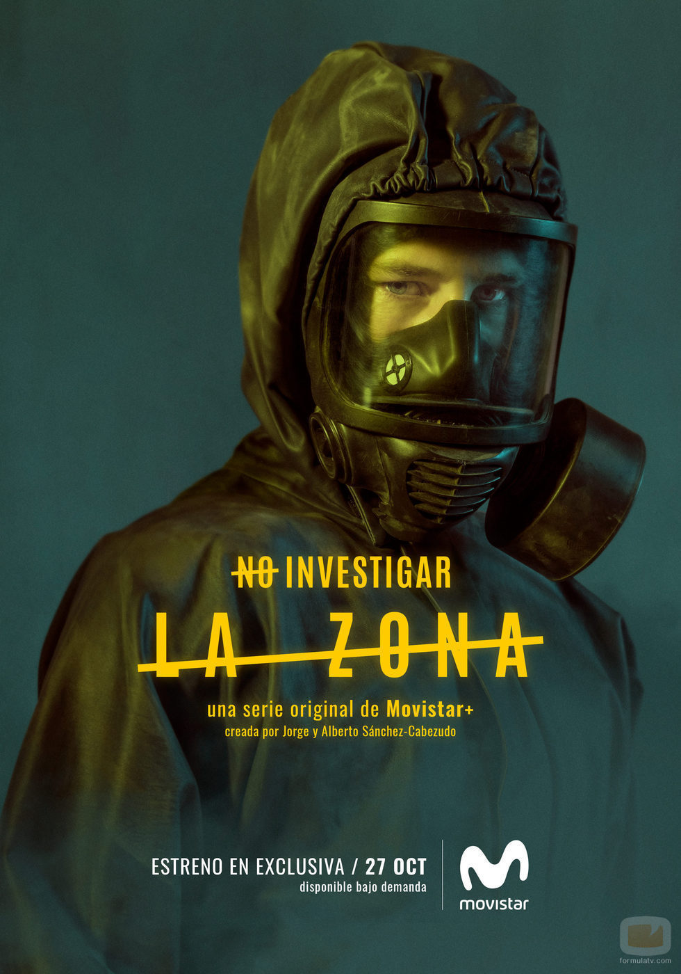 Álvaro Cervantes como Martín Garrido en los carteles de 'La Zona'