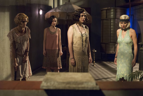 Lidia, Carlota, Marga y Ángeles, preocupadas en 'Las chicas del cable'