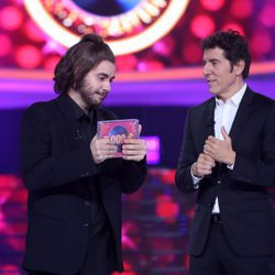 Manel Fuentes y Miquel Fernández en la gala 4 de 'Tu cara me suena 6'