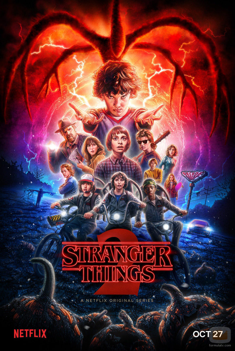 Nuevo póster oficial de la segunda temporada de 'Stranger Things'