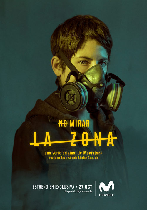 Alba Galocha como Zoe Montero en los carteles de 'La zona'