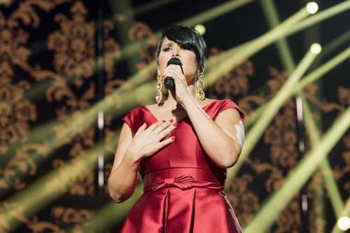 Rosa López actúa durante la gala 0 de 'OT 2017'