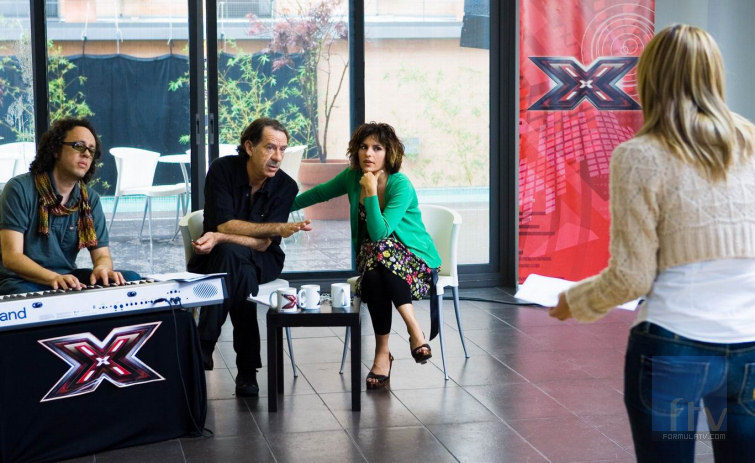 Eva Perales durante los castings de 'Factor X'