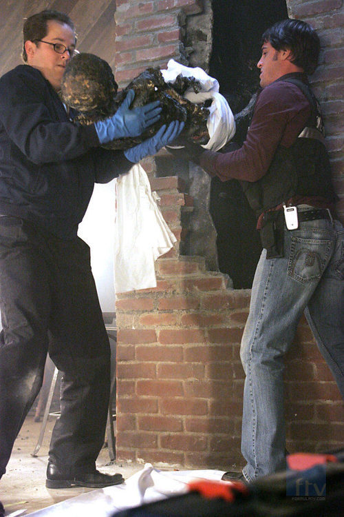 Cadáver calcinado en 'CSI'