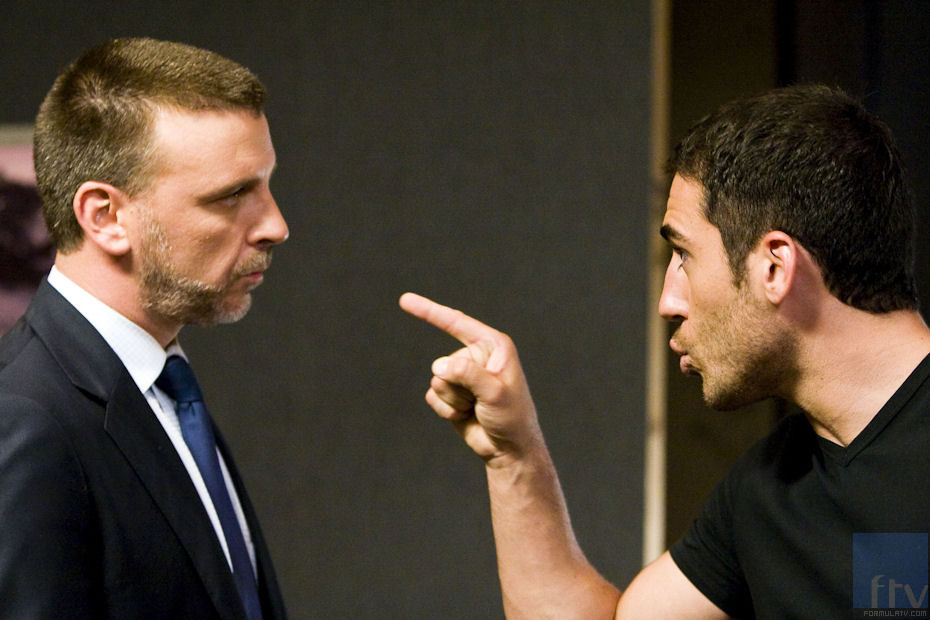 Miguel Ángel Silvestre y Armando del Río