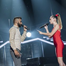 Juan Antonio Zaira y Mireya Bravo cantan "Corre" en la gala 1 de 'OT 2017'