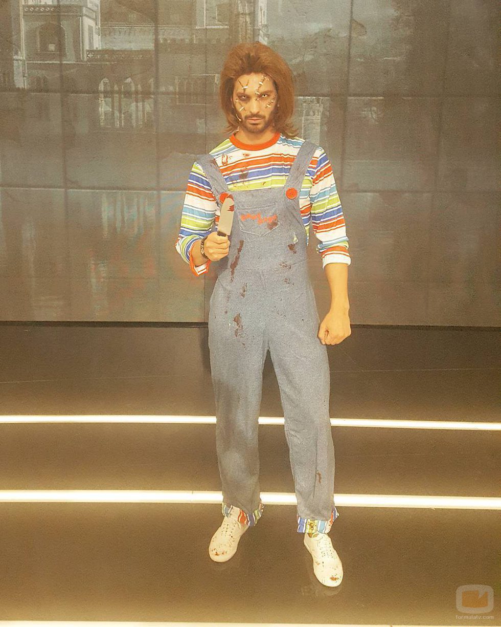 Suso Álvarez se disfraza en Halloween 2017