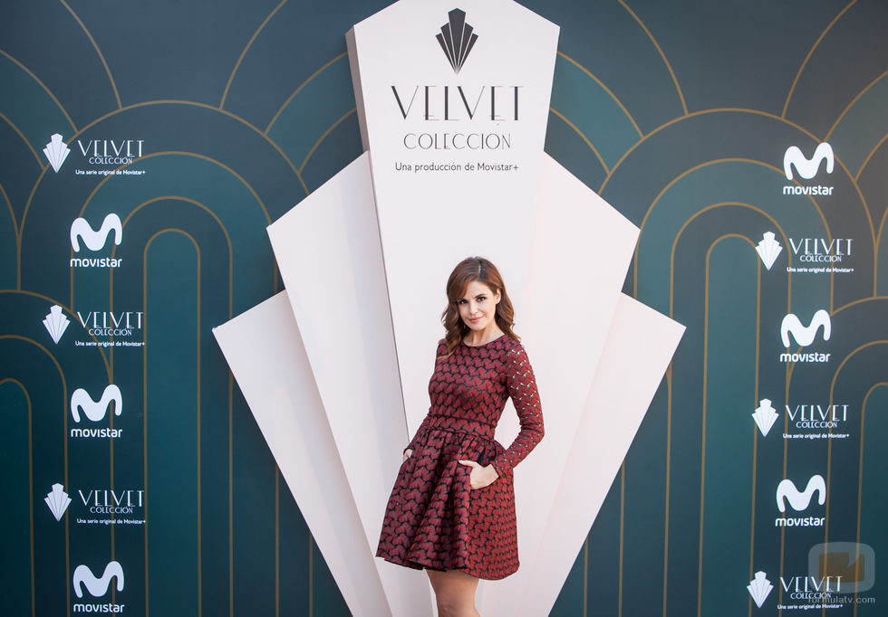 Marta Torné en la presentación de 'Velvet Colección' en Vitoria