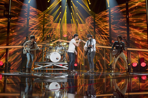 Cepeda canta con Morat en la Gala 2 de 'OT 2017'