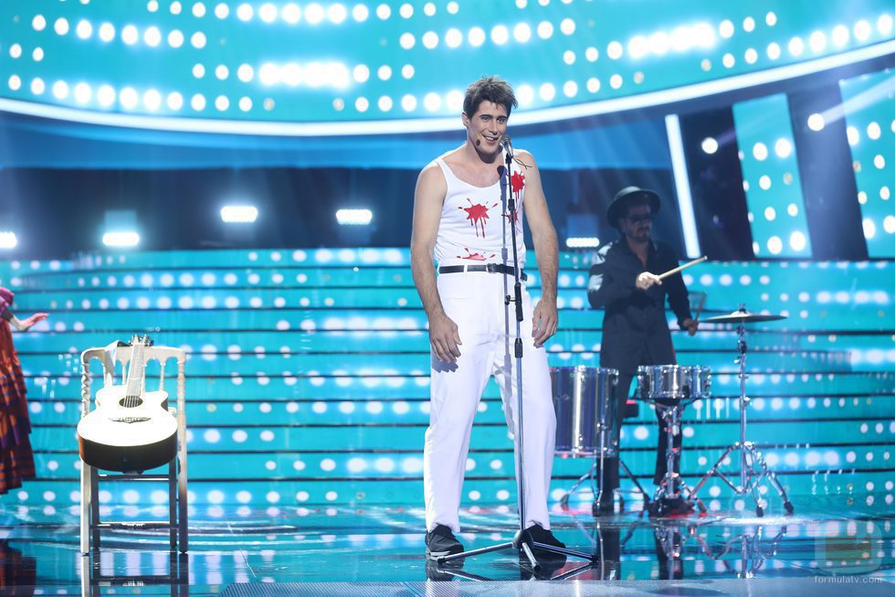 David Amor como Lain en la gala 7 de 'Tu cara me suena'