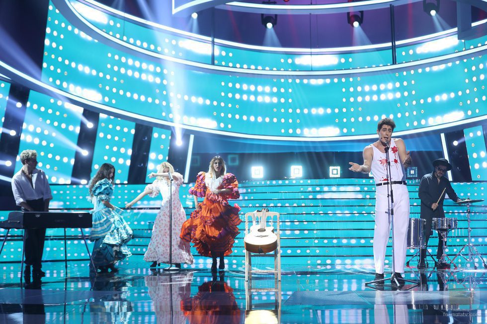 David Amor se pone en la piel de Lain en la gala 7 de 'Tu cara me suena'