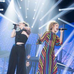 Thalía y Miriam cantan a dúo en la gala 3 de 'OT 2017'