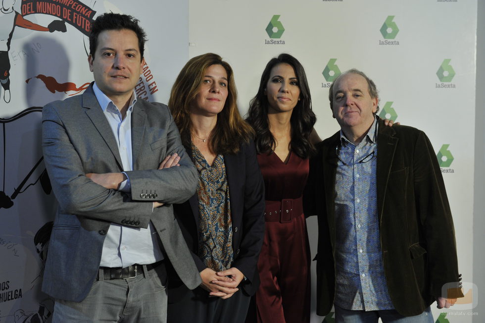 Mario López, Carmen Ferreiro, Ana Pastor y Javier Pons en la presentación de '¿Dónde estabas entonces?