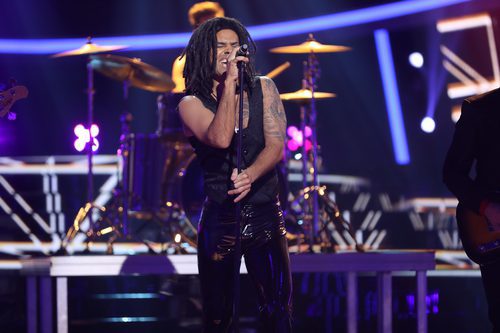 Miquel Fernández imita a Lenny Kravitz en la Gala 8 de 'Tu cara me suena'