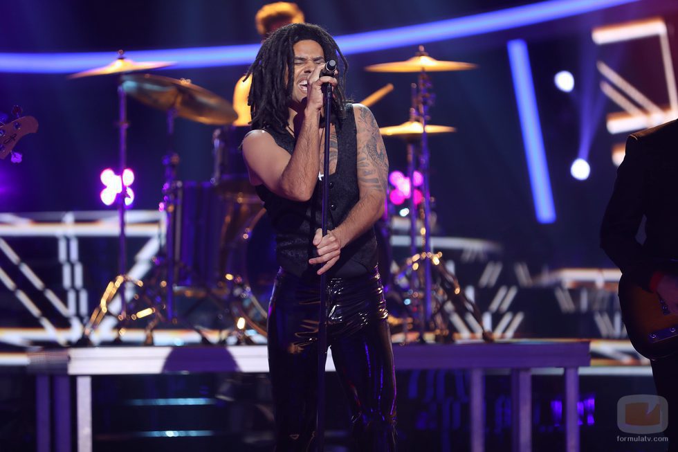 Miquel Fernández imita a Lenny Kravitz en la Gala 8 de 'Tu cara me suena'