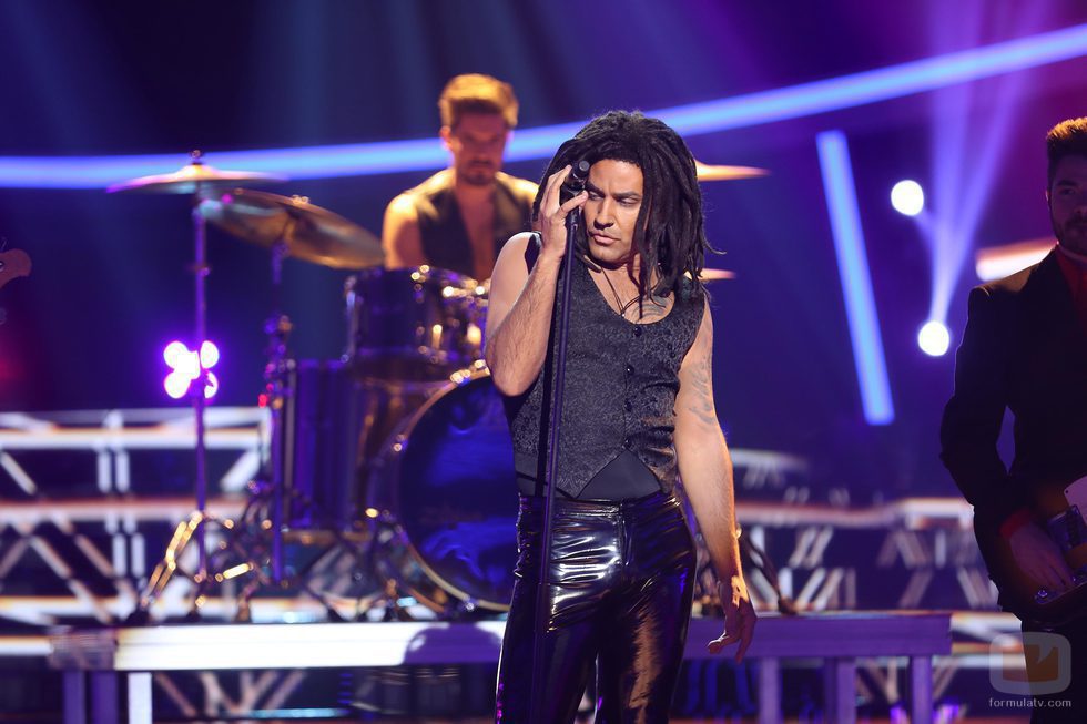 Miquel Fernández es Lenny Kravitz en la octava gala de 'Tu cara me suena'