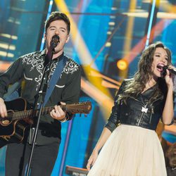 Roi y Ana Guerra actúan juntos en la Gala 4 de 'OT 2017'