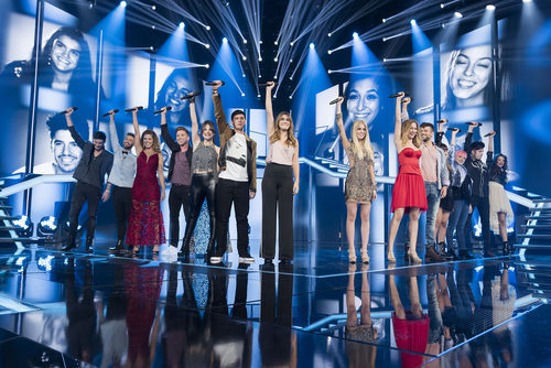 Concursantes tras su actuación inicial de la Gala 4 de 'OT 2017'