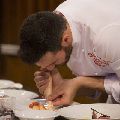Saúl Craviotto en el duelo final de 'MasterChef Celebrity 2'