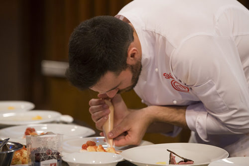 Saúl Craviotto en el duelo final de 'MasterChef Celebrity 2'