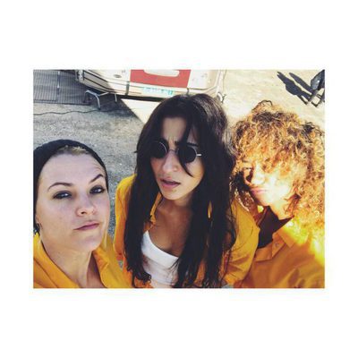 Maggie Civantos, Alba Flores y Berta Vázquez durante el primer día de rodaje de la tercera temporada de 'Vis a vis'