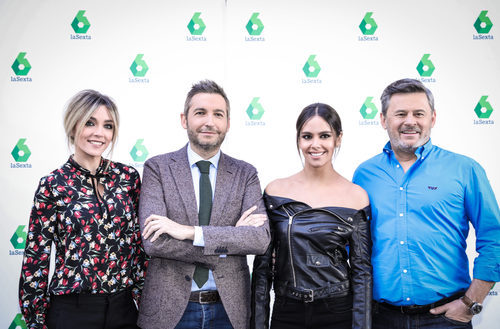 Frank Blanco, Miki Nadal, Cristina Pedroche, Anna Simón en la celebración de los 1000 programas de 'Zapeando'