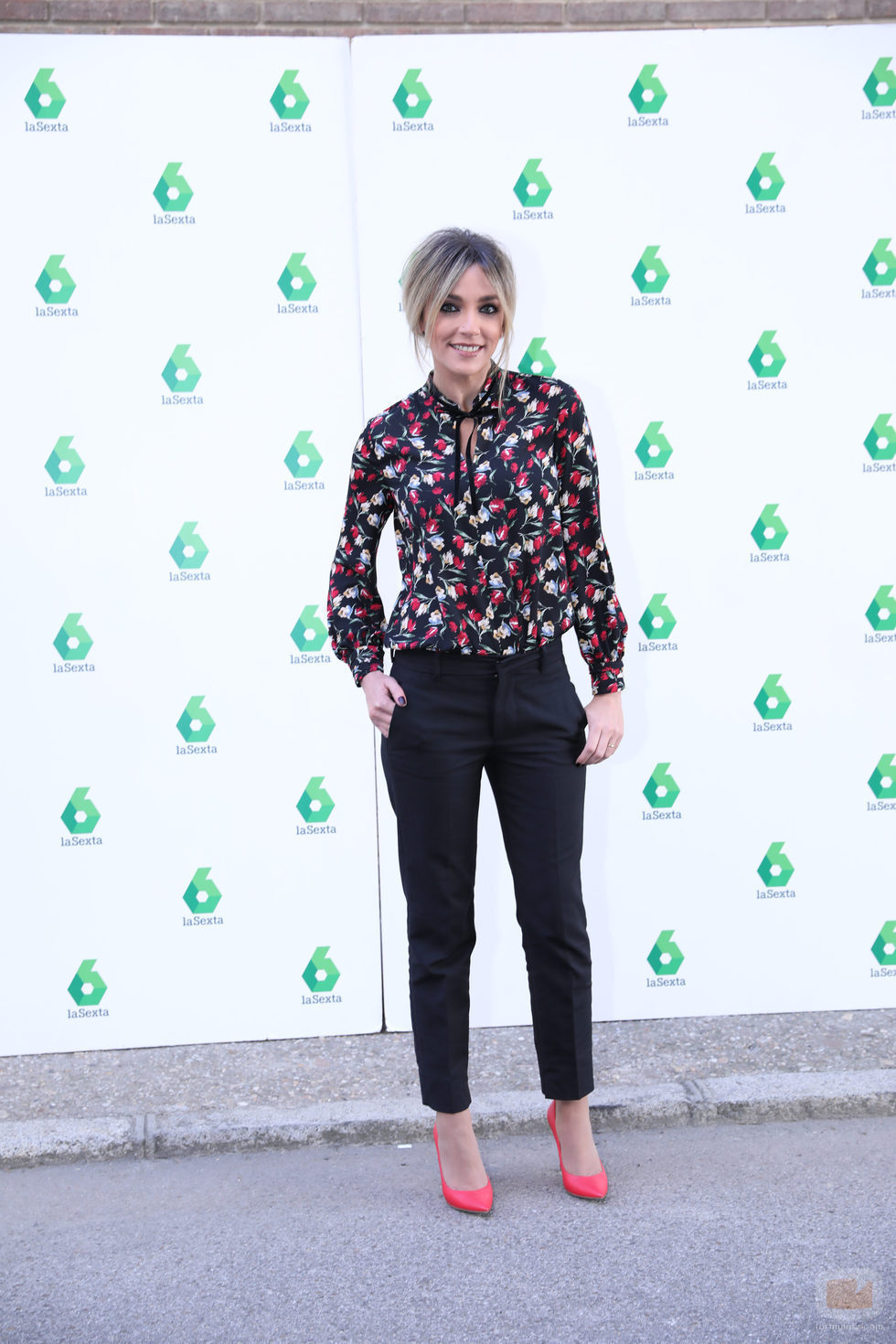 Anna Simon, sonriente en la celebración de los 1000 programas de 'Zapeando'