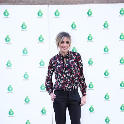 Anna Simon, sonriente en la celebración de los 1000 programas de 'Zapeando'