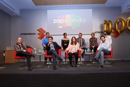 El equipo de Zapeando celebra los 1000 programas