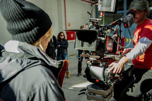 Cámaras de la grabación de la tercera temporada de 'Vis a Vis'