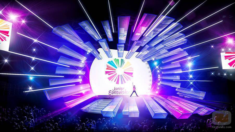 El diseño del escenario de Eurovisión Junior 2017