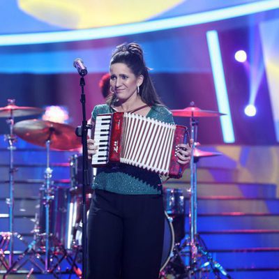 Lucía Jiménez imita a la mexicana Julieta Venegas en 'Tu cara me suena'