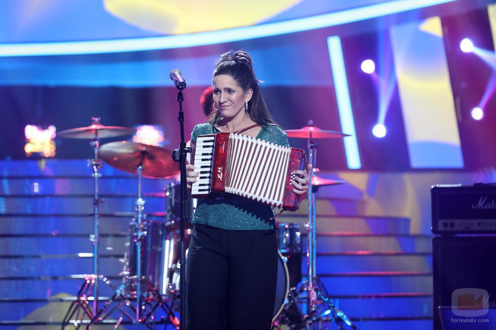 Lucía Jiménez imita a la mexicana Julieta Venegas en 'Tu cara me suena'
